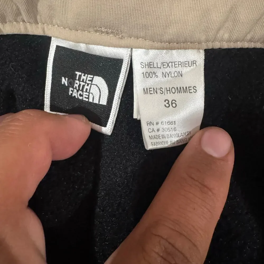The North Face Fleece Lined Pants Beige Mens 36